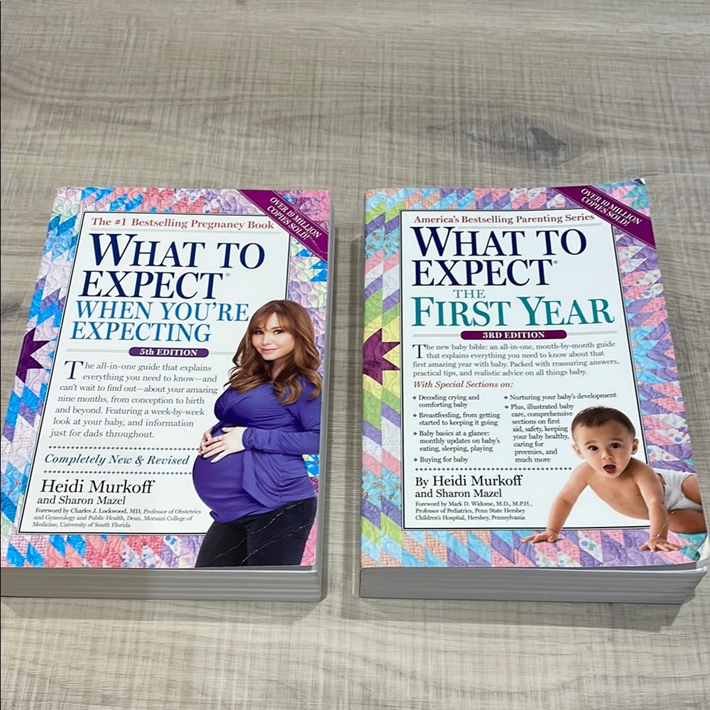 What to Expect Book book bundle “when you’re expecting” “the first year”
